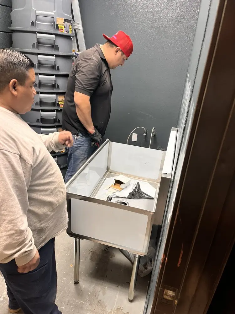 Commercial plumbing and sink installation in Eden Glen